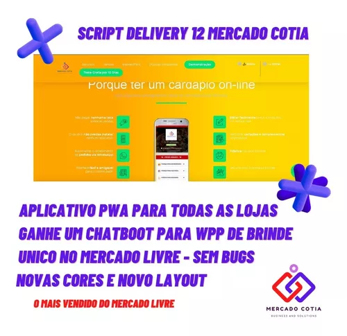 Script Delivery Multi Loja Lançamento Com Apps E Site Brinde