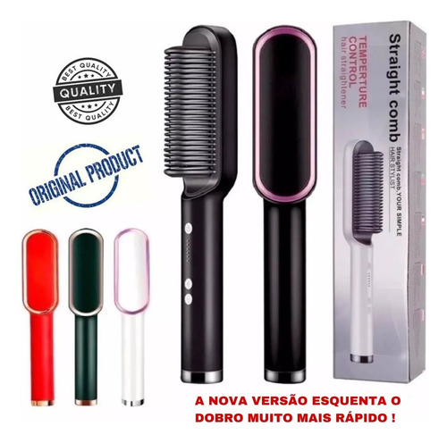 Escova Alisadora 5 Em 1: A Solução Para Cabelos Rebeldes