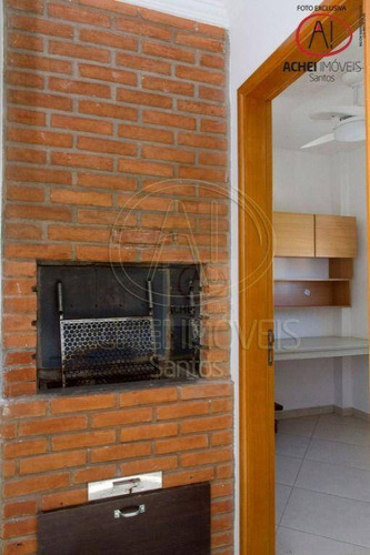 Imagem 23 de 30 de Cobertura Com 3 Dormitórios, 3 Suite, 2 Vagas Demarcas À Venda, 230 M² Por R$ 1.500.000 - Aparecida - Santos/sp - Co0113
