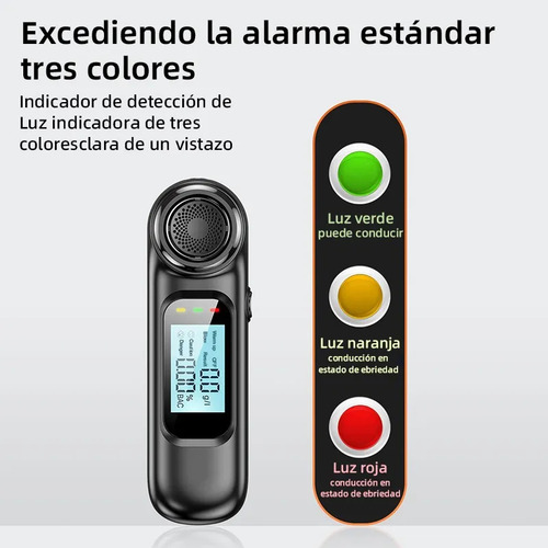 Probador De Alcohol Digital Portátil Con Pantalla Lcd De