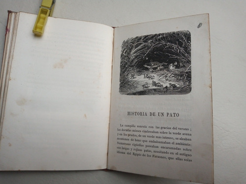 Antiguo Libro La Sirena - Andersen - 1879 (Usado)