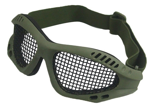 Lentes Malla Metalica Tactico Airsoft Protect Ojos Gafas 