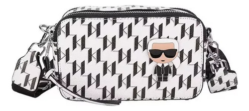 * 2024 Bolso Bandolera De Cuero Karl Lagerfeld Nuevo Eaeovni