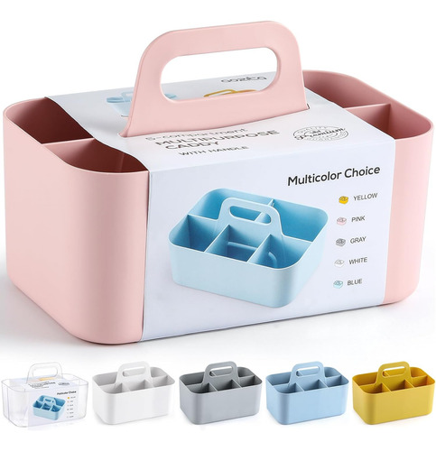 Organizador Multiusos Con Asa - Contenedor Apilable De Plást