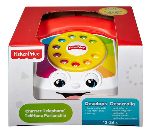 Brinquedo Infantil Bebe Telefone Feliz Fisher Price Dpn22