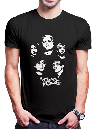 Polo Varon My Chemical Romance Faces (d1652 Boleto.store)