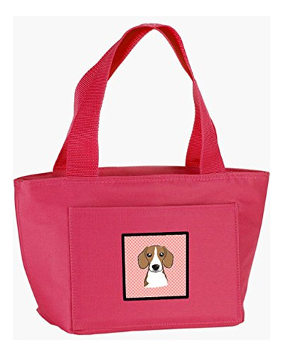 Bolso Almuerzo Beagle Rosa, Tote Reutilizable