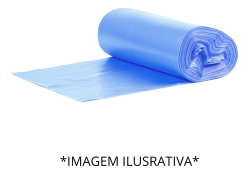 Saco Lixo Economico Azul C/15 100l Valeplast