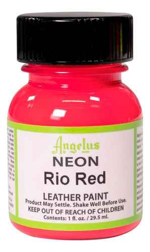 Pintura Acrílica Angelus 1 Oz Color Rio Red
