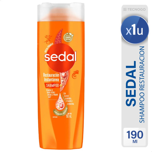 Shampoo Sedal Restauracion Instantanea Con Oleo Mejor Precio