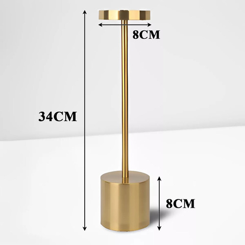 Lámpara De Mesa Con Touch Recargable Usb Led Decorativas