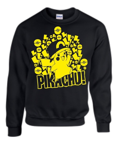 Buzo Gildan Algodon Personalizado - Pikachu