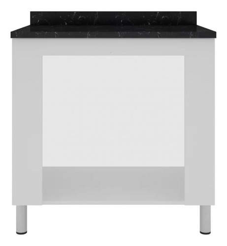 Balcão Para Forno E Cooktop Rubi Com 5 Bocas Bartira
