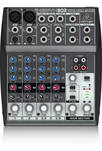 Consola Behringer Xenyx 802 4 Canales Mixer Estudio Vivo