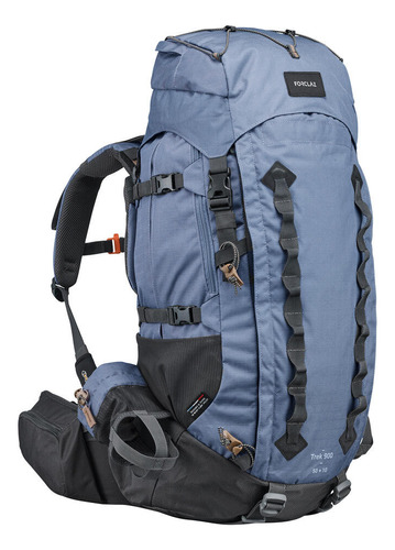 Mochila Feminina De Trekking Trek 900 50+10 Litros Cor Azul