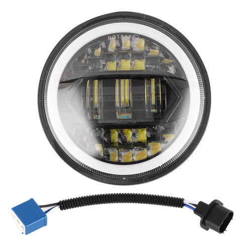 Faro Led Para Motocicleta De 5.75 Pulgadas, 20000 Lm De Alto