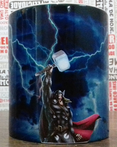 Caneca Mágica Thor - Marvel Comics - Mjolnir - Especial