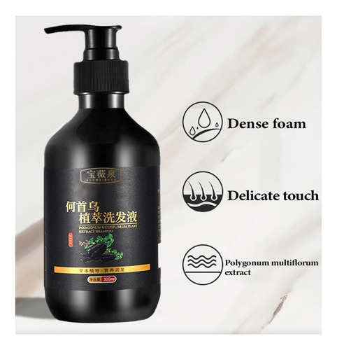 O Shampoo Polygonum Multiflorum Limpa O Couro Cabeludo E For