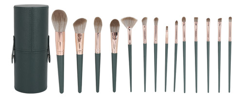 Brocha Para Colorete Para Sombra De Ojos, 14 Unidades, Color