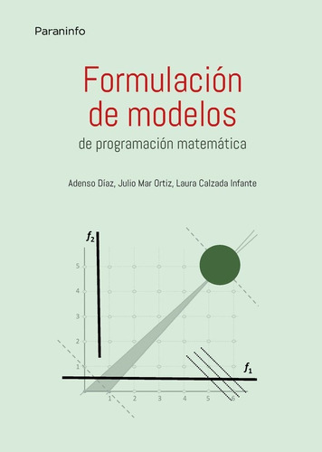 Formulacion De Modelos Programacion Matematica, De Diaz Fernandez, Belarmino Adenso. Editorial Ediciones Paraninfo, S.a, Tapa Blanda En Español