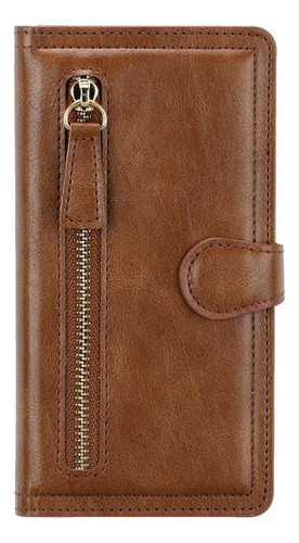 Funda De Cuero Para iPhone Cartera Con Ranura Para Tarjetas
