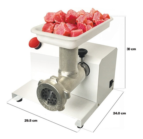 Imagem 6 de 6 de Moedor De Carne E Máquina De Fazer Linguiça + Forte Potente