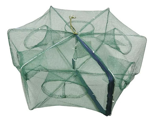 Mx1 Jaula Plegable Para 4 Trampas Con Redes De Pesca Para