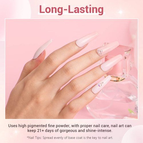 Dip Powder Nail Kit Azurebeauty Starter W/ 4 Colors 12 Pcs
