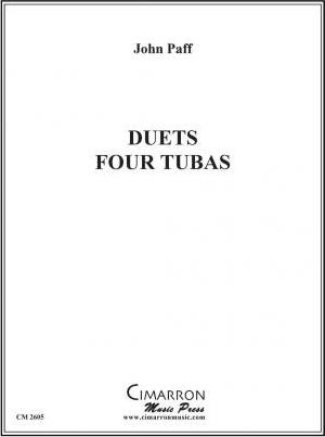 Libro Duets Four Tubas - John Paff