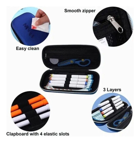 Lapicera 3d Estuche De Lápices Para Niños Cohete O Unicornio