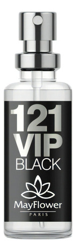 Perfume 121 Vip Black Masculino 15ml Eau De Toilette