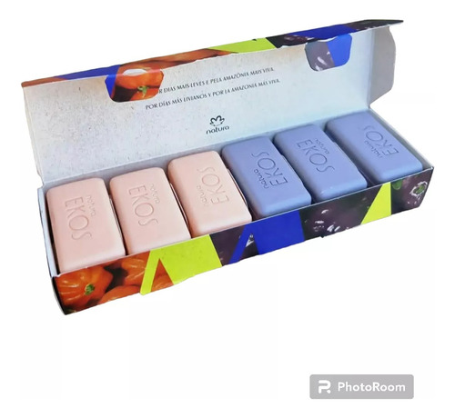 Natura Ekos Caja X6 Jabones De 25g C/u Pitanga Bella.morgana