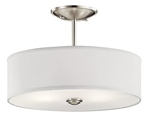 Kichler Shailene 14 3 Light Round Semi Flush With Satin Etc