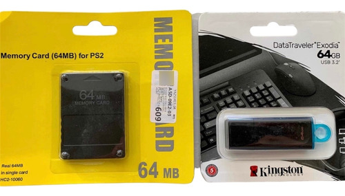 Memory Card Ps2 64mb Con Funtuna + Usb 64gb Para Ps2 Slim (Reacondicionado)
