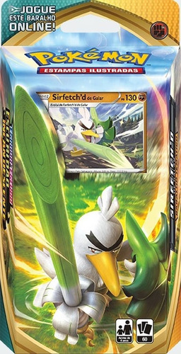Pokémon Deck Espada Escudo 3 Sirfetch'd Galar Cartas Baralho
