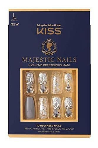 Kits De Uñas De Acrílico Kiss Majestic Nails- Sparkle