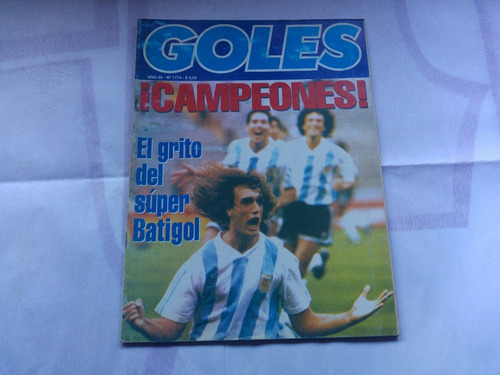 Revista Goles 1774 Poster Banfield Campeon