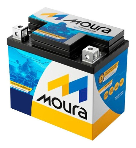 Bateria Moto Ma6-d Moura 6ah Suzuki Dr350se Gz250 Rv125 Se R