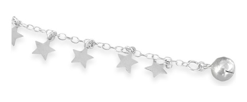 Imagen 3 de 3 de Pulsera Plata Italiana 925 Modelo Estrellas