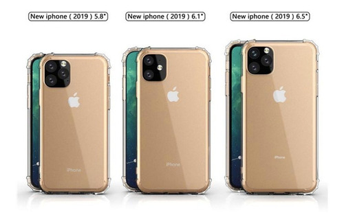 Imagen 2 de 4 de Funda Transparente Suave Para iPhone Todos Los Modelos