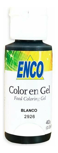 Color Gel Blanco Comestible Repostería 40 Grs Enco 2926