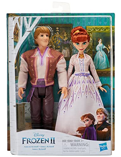 Disney Frozen Anna &amp; Kristoff Fashion Dolls 2 Pack, Outf