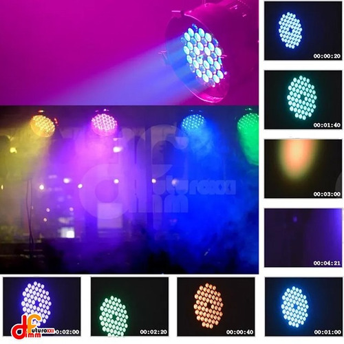 Tacho Led Audioritmico 54w Dmx Rgb Dj Discotec Eventos Bar