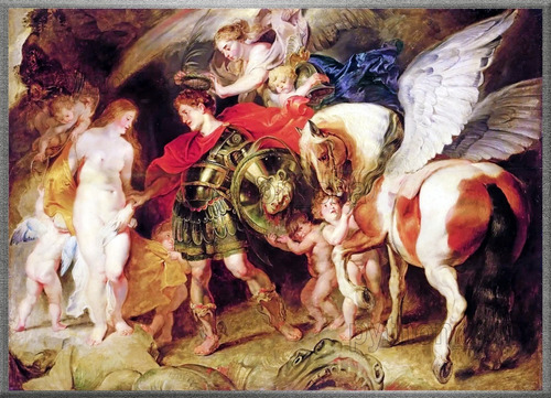 Cuadro Perseo Libera A Andrómeda - P. P. Rubens - Año 1621