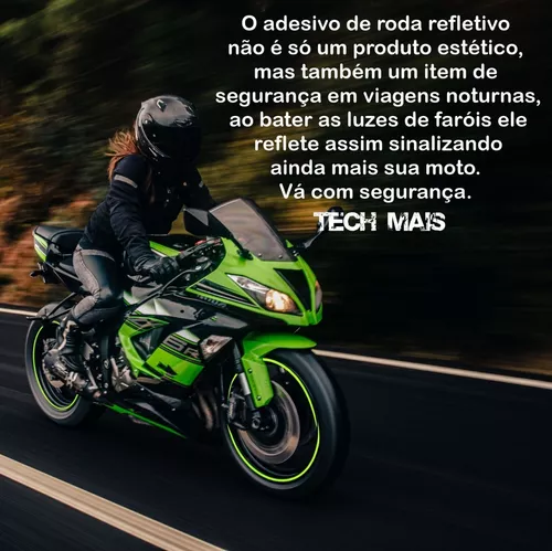 Kit Adesivo Refletivo Honda Biz 125 Personalizado Frete Grát