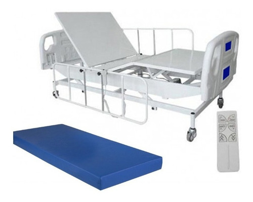 Cama Hospitalar Motorizada Com Elevação + Colchão D33