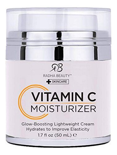 Crema Facial Vitamina C, 1.7 Oz. - Hidratante Y Anti-edad.