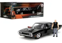 Comprar Fast & Furious Dom's Dodge Charger 1:24 Y Figura Dom Jada Color Negro