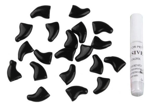 6 X 20 Tapones Para Uñas Para Mascotas, Fundas Suaves Para