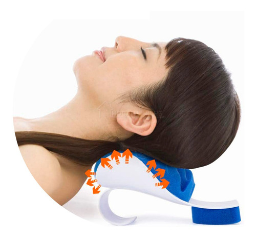 Almohada Inteligente Quiropractica Cervical Masaje Cuello